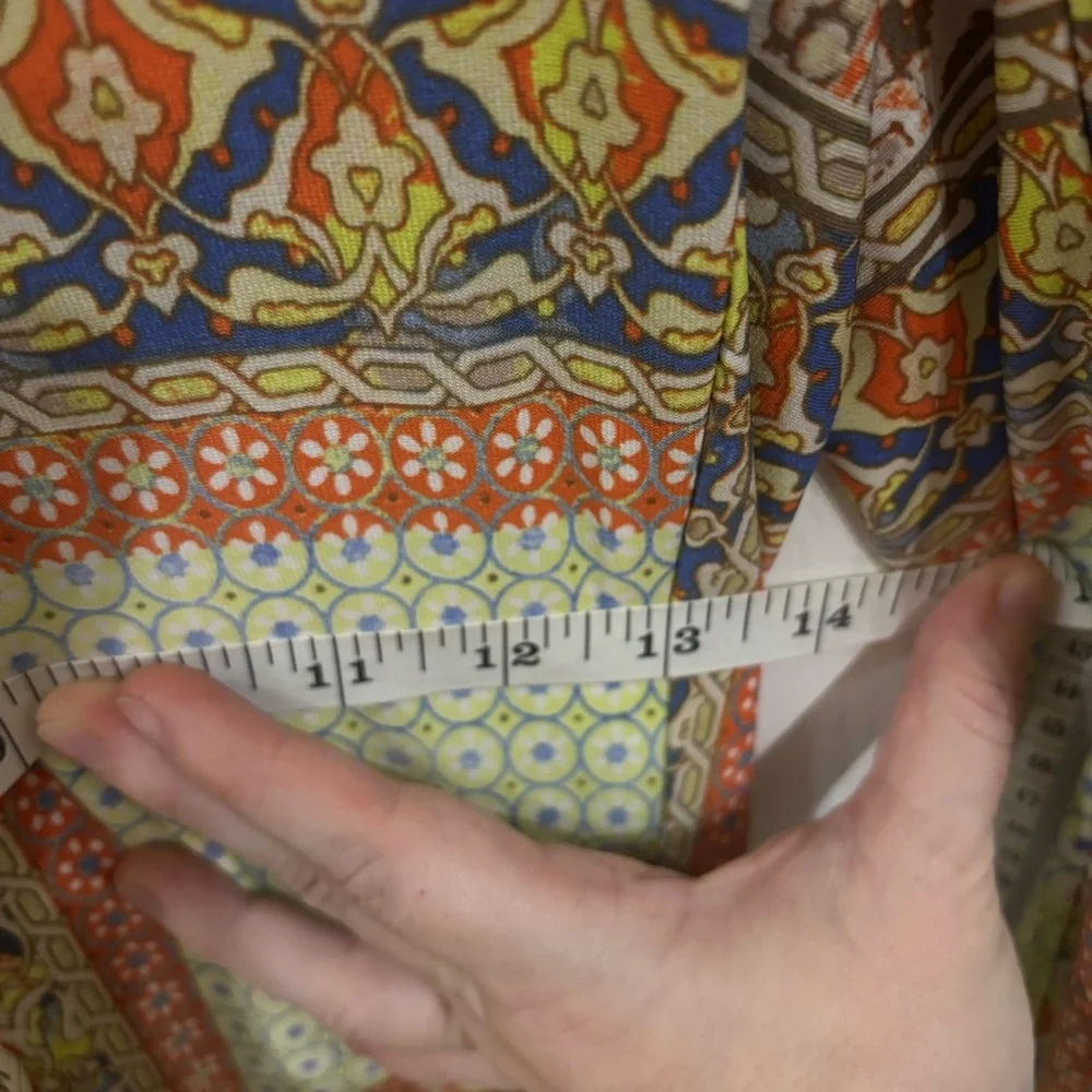 Chico's Travelers Island-Motif Palazzo Pants